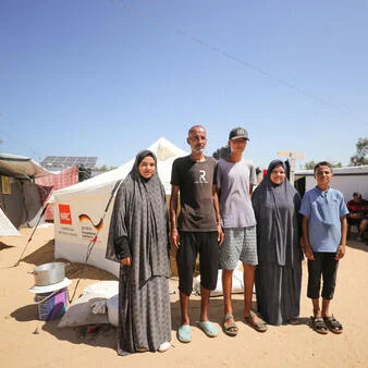 A family from Gaza.